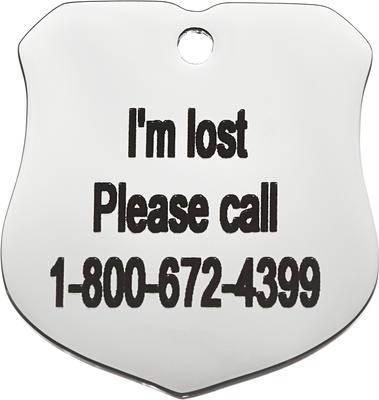 Show full view: Frisco Stainless Steel Personalized Dog & Cat ID Tag, Badge, Small slide 5 of 8