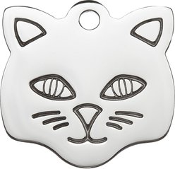 Frisco Stainless Steel Personalized Dog & Cat ID Tag, Cat, Small slide 2 of 4