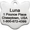 Show in main carousel: Frisco Stainless Steel Personalized Dog & Cat ID Tag, Cat, Small slide 3 of 5