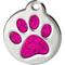 Show in main carousel: Frisco Stainless Steel Personalized Dog & Cat ID Tag, Paw Print, Pink Glitter, Small slide 3 of 4