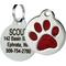Show in main carousel: Frisco Stainless Steel Personalized Dog & Cat ID Tag, Paw Print, Red Glitter, Regular slide 1 of 3