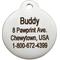 Show in main carousel: Frisco Stainless Steel Personalized Dog & Cat ID Tag, Paw Print, Silver, Regular slide 5 of 8