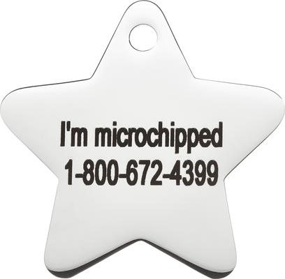 Show full view: Frisco Stainless Steel Personalized Dog & Cat ID Tag, Star, Regular slide 6 of 9