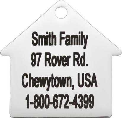 Show full view: Frisco Stainless Steel Personalized Dog ID Tag, Dog House, Regular slide 5 of 9