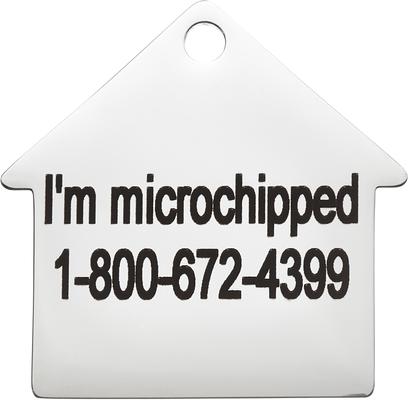 Show full view: Frisco Stainless Steel Personalized Dog ID Tag, Dog House, Regular slide 6 of 9