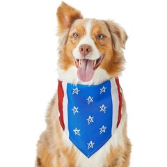 Frisco Stars & Stripes Dog & Cat Bandana, Medium/Large