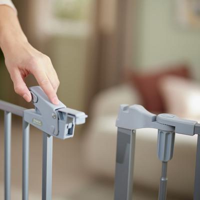 Show full view: Frisco Steel 3-Panel Configurable Gate, 41-in Height, Gray slide 6 of 9