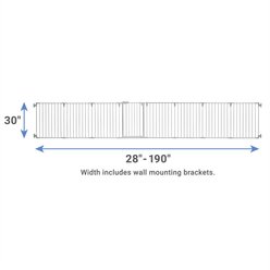 Frisco Steel 8-Panel Configurable Dog Gate and Playpen, 30-in, Grey slide 2 of 7
