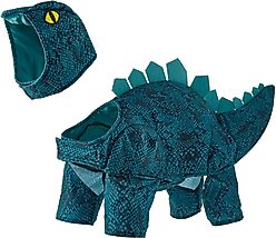 Frisco Stegosaurus Dinosaur Dog & Cat Costume, XXX-Large + Pet Qwerks Dinosaur BarkBone Bacon Flavor Tough Dog Chew Toy, X-Large slide 2 of 9