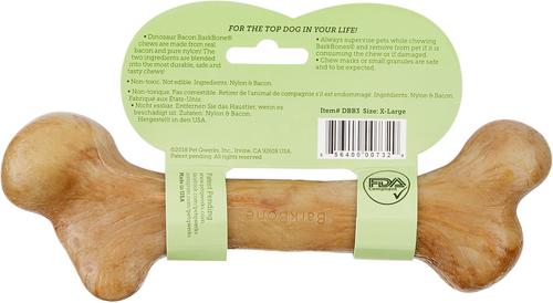 Show full view: Frisco Stegosaurus Dinosaur Dog & Cat Costume, XXX-Large + Pet Qwerks Dinosaur BarkBone Bacon Flavor Tough Dog Chew Toy, X-Large slide 7 of 9