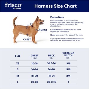 Frisco Step In Back Clip Dog Harness, Black, Large: 26 to 38-in chest