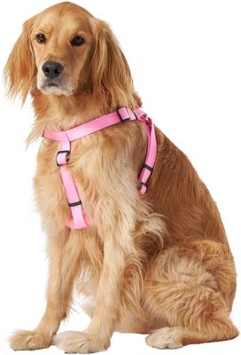 Show full view: Frisco Step In Back Clip Dog Harness, Pink, Large: 26 to 38-in chest slide 3 of 7