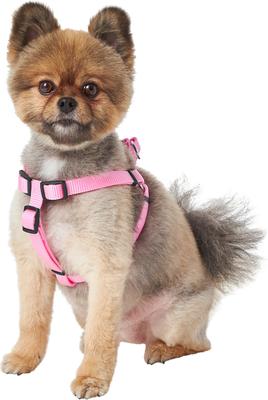 Show full view: Frisco Step In Back Clip Dog Harness, Pink, Small: 16 to 24-in chest slide 3 of 7