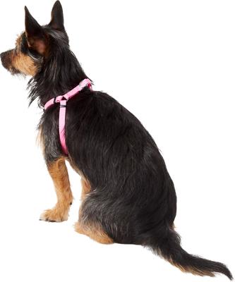 Show full view: Frisco Step In Back Clip Dog Harness, Pink, X-Small: 12 to 18-in chest slide 4 of 7