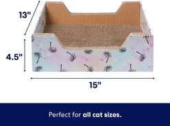 Frisco Step-In Cat Scratcher Toy with Catnip, Tropical Palm Tie Dye slide 2 of 5