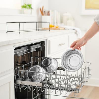 Show full view: Frisco Straight Triple Feeder Stainless Steel Dog & Cat Bowl, Small: 1 cup slide 8 of 11