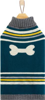 Show full view: Frisco Striped Bone Dog & Cat Sweater, Small slide 4 of 9