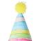 Show in main carousel: Frisco Striped Party Hat & Ruffle Collar Cat Birthday Accessory, One Size slide 4 of 8