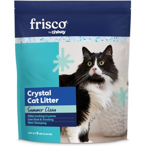 Frisco Summer Clean Scented Non-Clumping Crystal Cat Litter, 8-lb bag