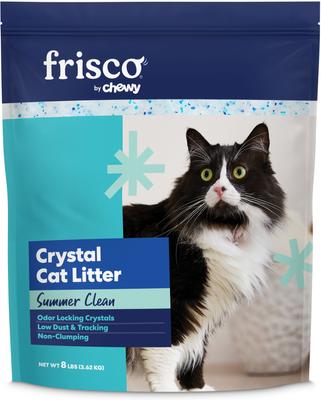 FRISCO Summer Clean Scented Non-Clumping Crystal Cat Litter,