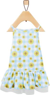 Show full view: Frisco Sunflower Gingham Dog & Cat Dress, X-Small slide 4 of 8