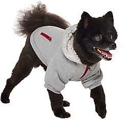 Frisco Sweatshirt Fleece Dog & Cat Hoodie with Sherpa Lining, Medium