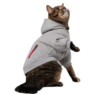 Frisco Sweatshirt Fleece Dog & Cat Hoodie with Sherpa Lining, Small