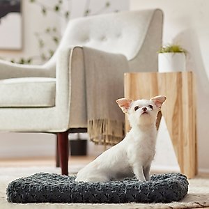 Frisco Swirl Dog Crate Mat, Gray, 18"