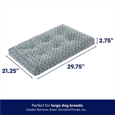 Show full view: Frisco Swirl Dog Crate Mat, Gray, 30" slide 2 of 8