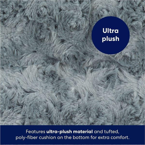 Show full view: Frisco Swirl Dog Crate Mat, Gray, 36" slide 3 of 8
