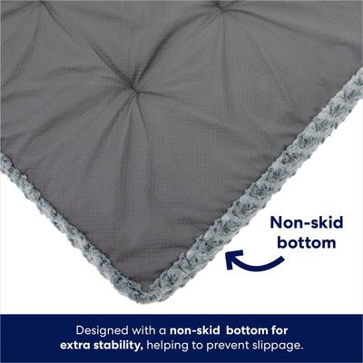 Show full view: Frisco Swirl Dog Crate Mat, Gray, 36" slide 5 of 9