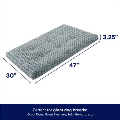 Show full view: Frisco Swirl Dog Crate Mat, Gray, 48" slide 2 of 8