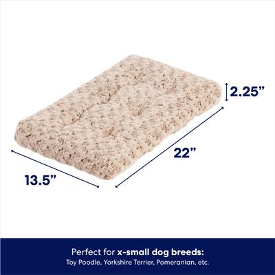 Show full view: Frisco Swirl Dog Crate Mat, Mocha, 22" slide 3 of 9
