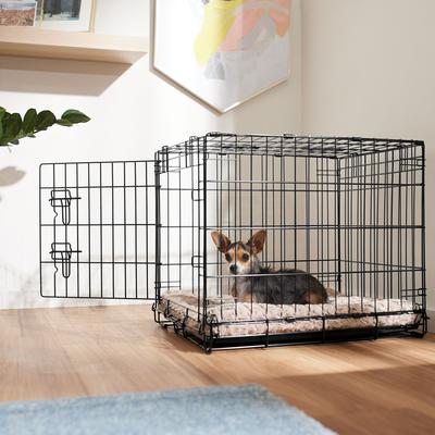 Show full view: Frisco Swirl Dog Crate Mat, Mocha, 24" slide 5 of 8
