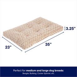 Frisco Swirl Dog Crate Mat, Mocha, 36" slide 2 of 6