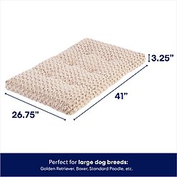 Frisco Swirl Dog Crate Mat, Mocha, 42" slide 2 of 6