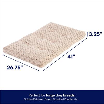 Show full view: Frisco Swirl Dog Crate Mat, Mocha, 42" slide 2 of 8
