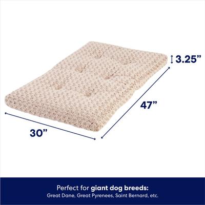 Show full view: Frisco Swirl Dog Crate Mat, Mocha, 48" slide 2 of 8