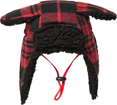 Show full view: Frisco Tartan Plaid Dog & Cat Trapper Hat, Red, X-Small/Small slide 4 of 9