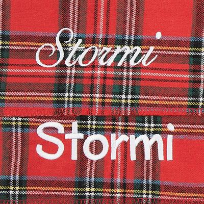 Show full view: Frisco Tartan Plaid Embroidered Personalized Dog & Cat Bandana, Large slide 5 of 8