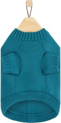 Show full view: Frisco Teal Button Down Dog & Cat Sweater, XX-Large slide 4 of 8