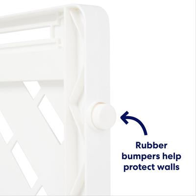 Show full view: Frisco Tension Mounted Plastic Dog Gate, White, 23-in slide 5 of 8