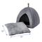 Show in main carousel: Frisco Tent Covered Cat & Dog Bed, Gray, Medium slide 3 of 8