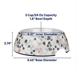 Frisco Terrazzo Design Stainless Steel Dog & Cat Bowl, Medium: 3 cup slide 2 of 7