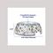 Show in main carousel: Frisco Terrazzo Design Stainless Steel Dog & Cat Bowl, Medium: 3 cup slide 3 of 9