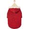 Show in main carousel: Frisco Textured Knit Dog & Cat Hoodie, Heather Red, XX-Large slide 4 of 8