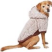 Show in main carousel: Frisco Textured Wubby 2-Tone Fleece Dog & Cat Hoodie, Brown, X-Large slide 1 of 9