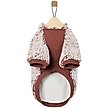 Show in main carousel: Frisco Textured Wubby 2-Tone Fleece Dog & Cat Hoodie, Brown, X-Large slide 4 of 9