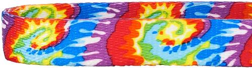 Show full view: Frisco Tie Dye Swirl Polyester Personalized Dog Collar, X-Small: 8 to 12-in neck, 5/8-in wide slide 5 of 7