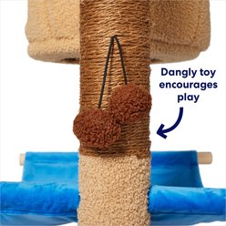 Frisco Tiki Hut 31" Cat Tree & Condo slide 2 of 5